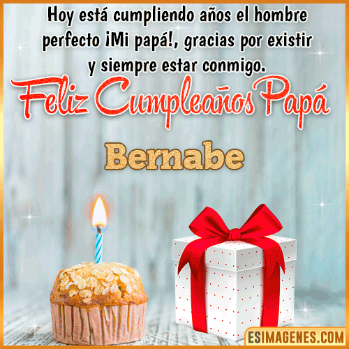 Imagen de Feliz Cumpleaños papa  Bernabe