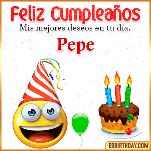 Imagen Feliz Cumpleaños  Pepe