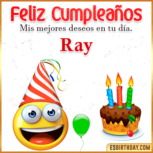 Imagen Feliz Cumpleaños  Ray