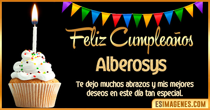Feliz Cumpleaños Alberosys