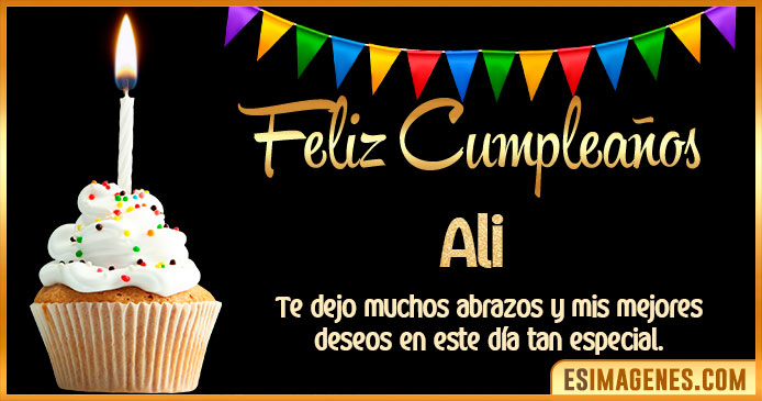 Feliz Cumpleaños Ali