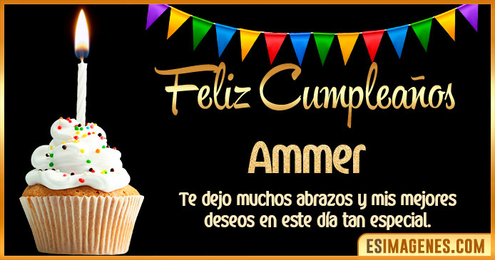 Feliz Cumpleaños Ammer