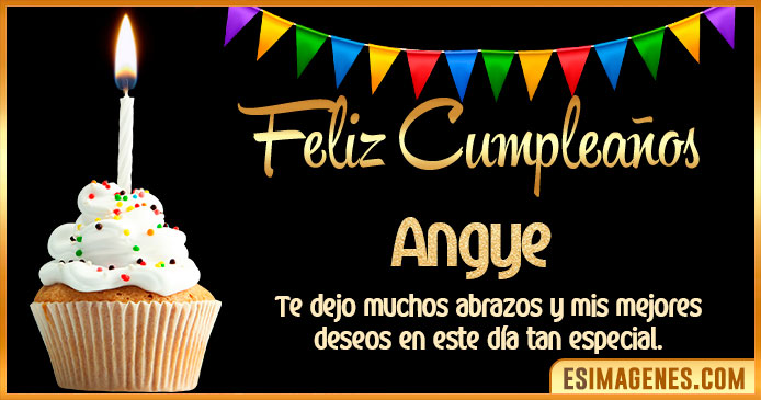Feliz Cumpleaños Angye