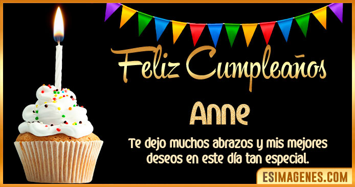 Feliz Cumpleaños Anne