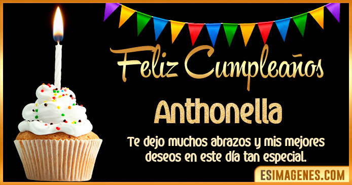 Feliz Cumpleaños Anthonella