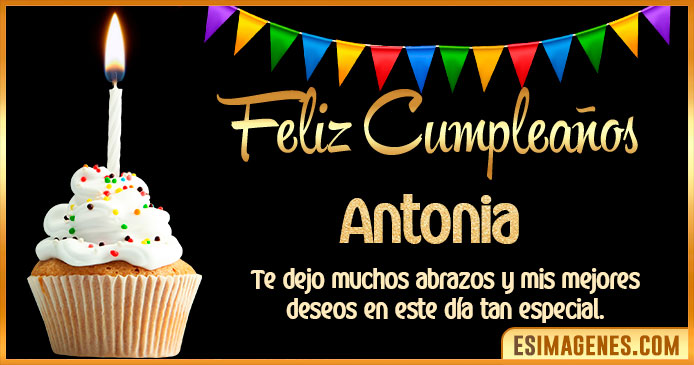 Feliz Cumpleaños Antonia