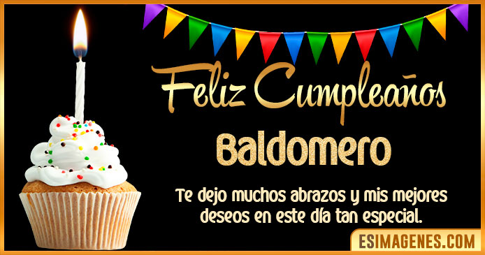 Feliz Cumpleaños Baldomero