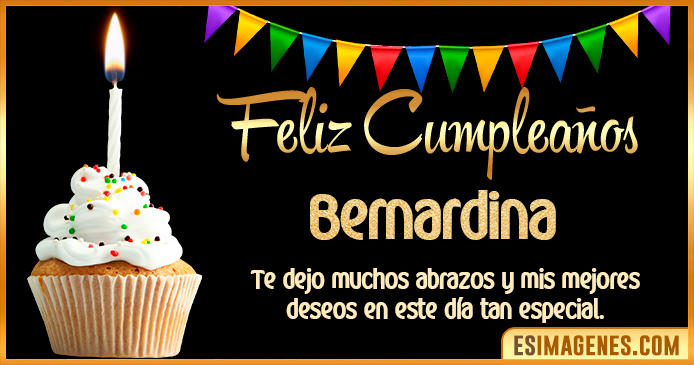 Feliz Cumpleaños Bernardina