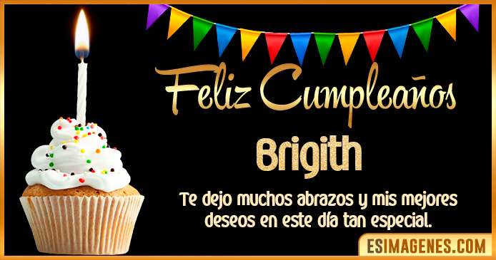 Feliz Cumpleaños Brigith