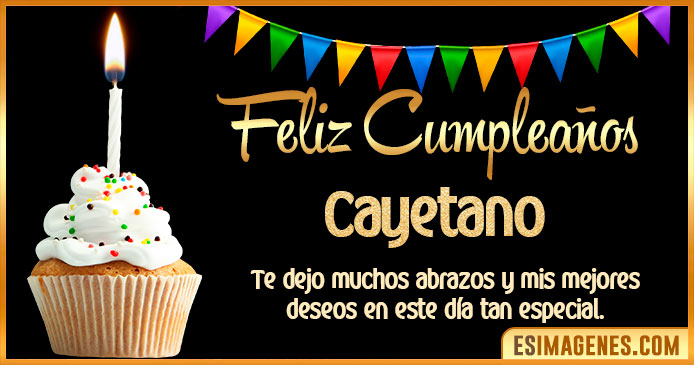 Feliz Cumpleaños Cayetano