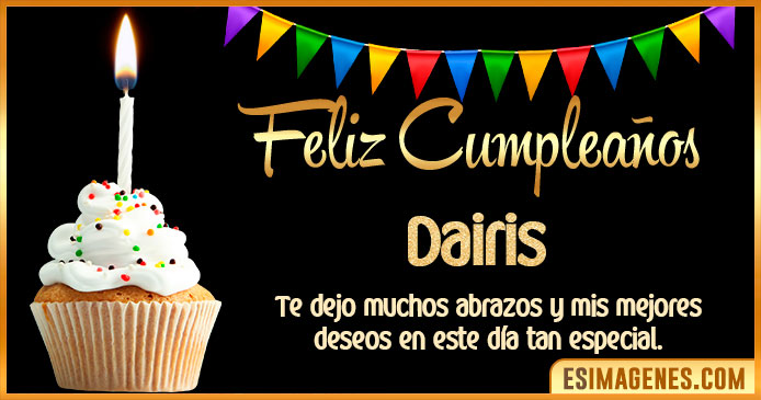 Feliz Cumpleaños Dairis