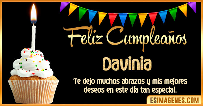 Feliz Cumpleaños Davinia
