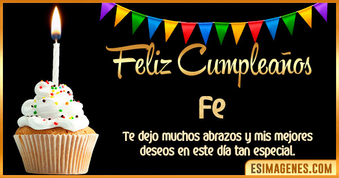 Feliz Cumpleaños Fe