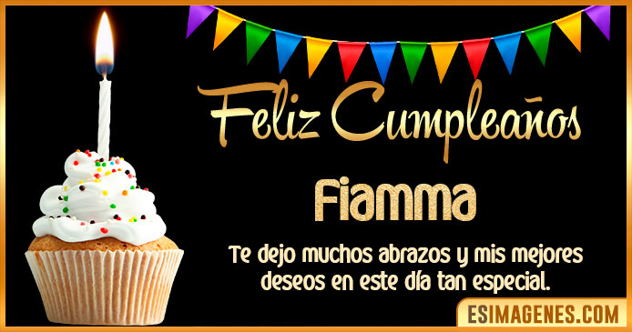 Feliz Cumpleaños Fiamma