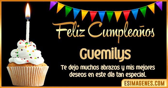 Feliz Cumpleaños Guemilys