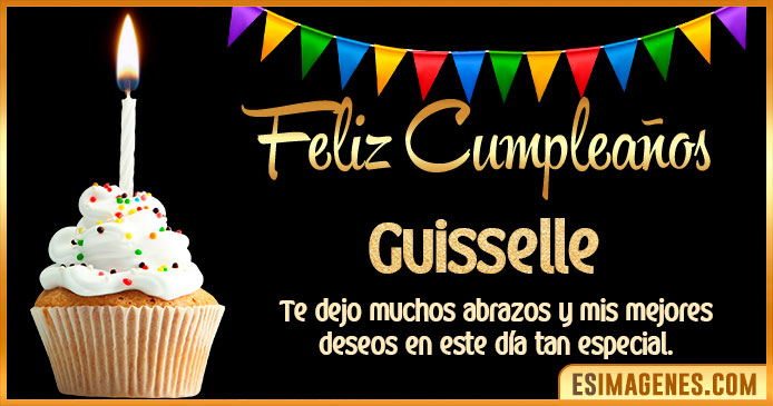 Feliz Cumpleaños Guisselle