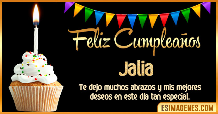 Feliz Cumpleaños Jalia