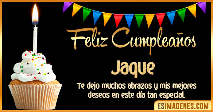 Feliz Cumpleaños Jaque
