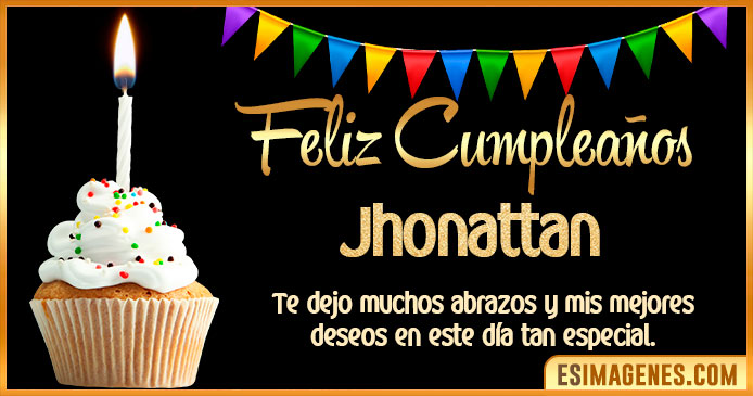 Feliz Cumpleaños Jhonattan