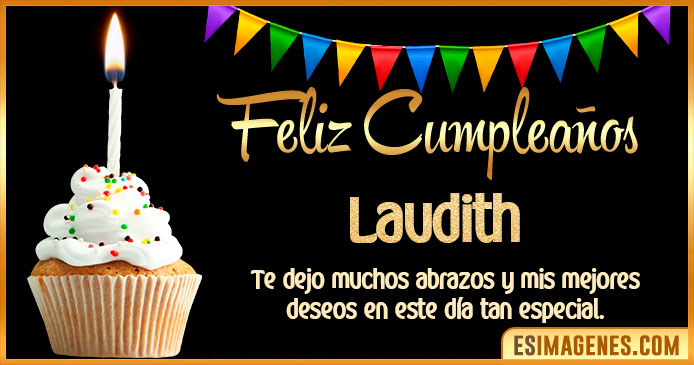 Feliz Cumpleaños Laudith