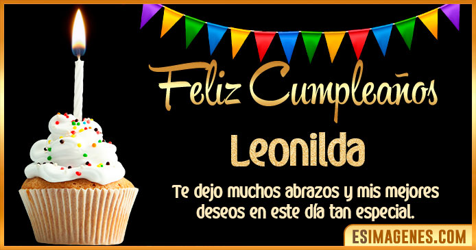 Feliz Cumpleaños Leonilda