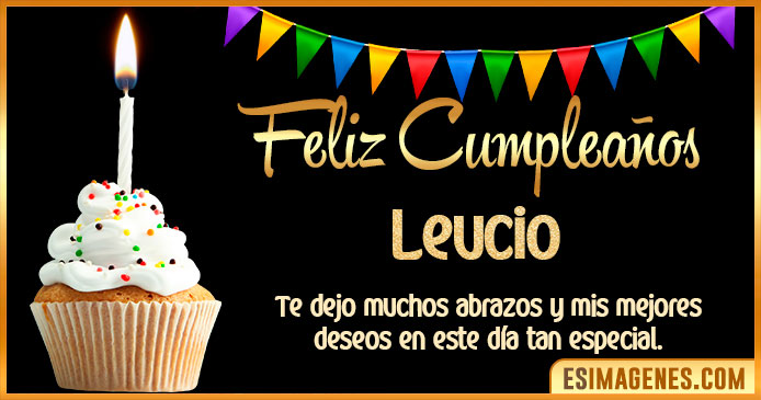 Feliz Cumpleaños Leucio