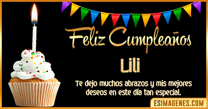 Feliz Cumpleaños Lili