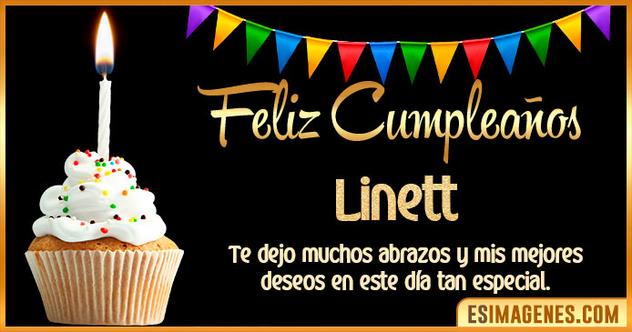 Feliz Cumpleaños Linett