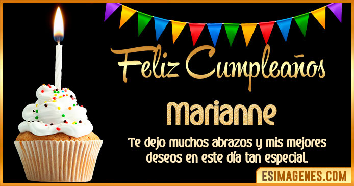 Feliz Cumpleaños Marianne