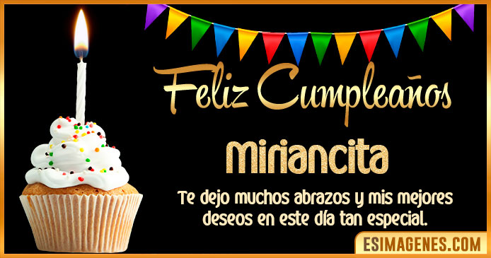 Feliz Cumpleaños Miriancita