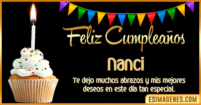 Feliz Cumpleaños Nanci