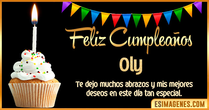 Feliz Cumpleaños Oly