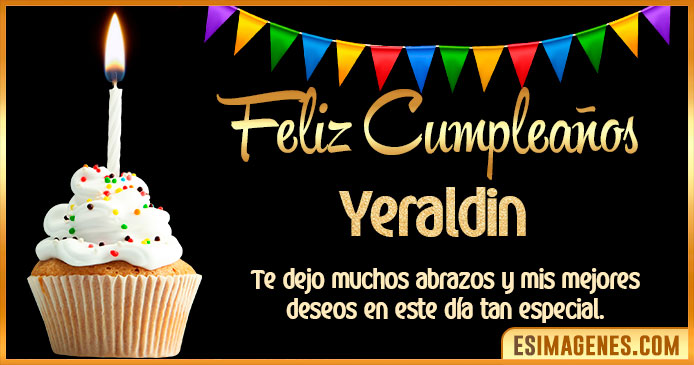 Feliz Cumpleaños Yeraldin