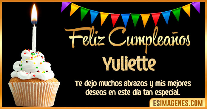 Feliz Cumpleaños Yuliette