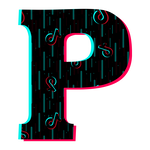 letra p en png vector tiktok