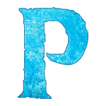 letra p frozen png