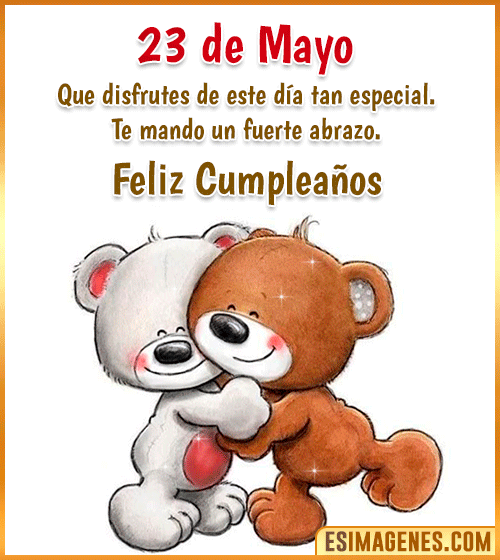 feliz cumpleanos gifs 23 de Mayo