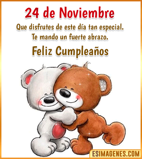 feliz cumpleanos gifs 24 de Noviembre