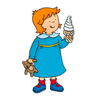 caillou rosie png