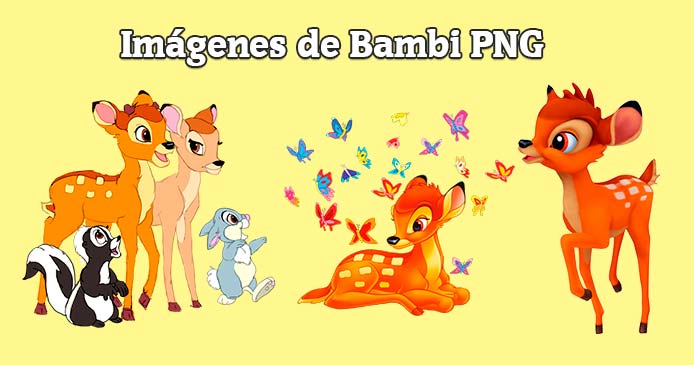 Imágenes Bambi en PNG