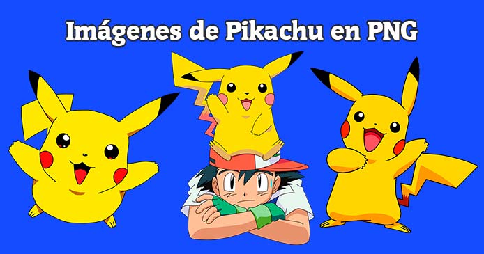 Imágenes Pikachu en PNG